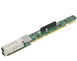 1U Ultra Riser with 2 10G SFP+ and 2 NVMe ports, Intel 82599ES (For Integration Only)