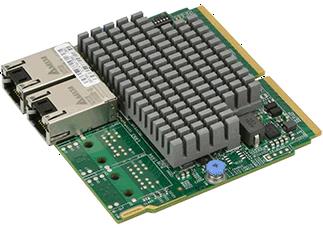 SIOM 2-port 10GBase-T Intel X550 with 1U brackets