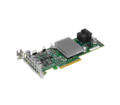 SuperMicro 8 internal ports, low-profile, 12Gb/s per port- Gen-3, 122HDD - HBA