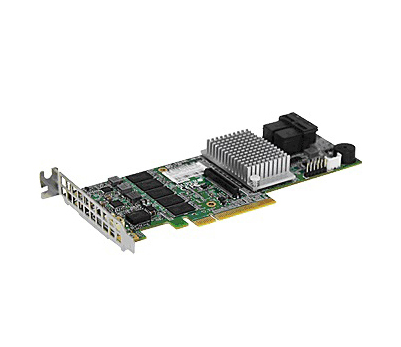 SuperMicro 8 internal ports, low-profile, 12Gb/s per port- Gen-3, 240HDD - RAID 0,1,10,5,6,50,60