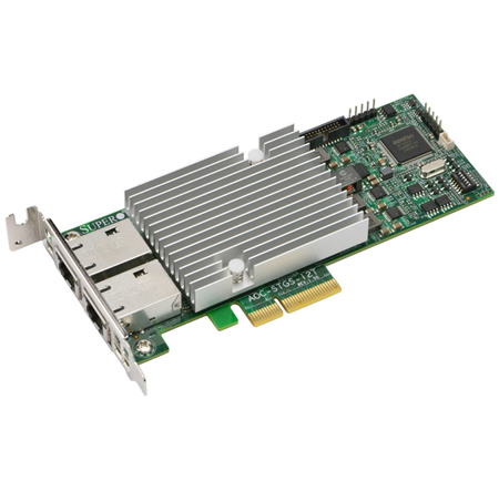 SuperMicro Standard Low-profile dual-port 10Gbase-T with NC-SI, Intel X550